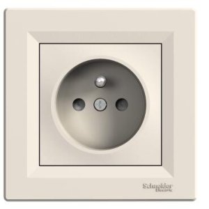 SCHNEİDER ELECTRİC EPH2800223 ASFORA UPS PRİZ ÇOCUK KORUMALI ÇERÇEVELİ KREM
