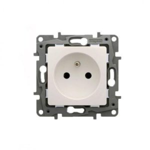 LEGRAND 767117 SALBEİ FRANSIZ STANDART BEYAZ UPS TOPRAKLI PRİZ