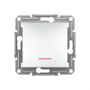 SCHNEIDER ELECTRIC EPH1670121 ASFORA BEYAZ IŞIKLI LİHT BUTON (ÇERÇEVESİZ)