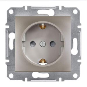 SCHNEIDER ELECTRIC EPH2900269 ASFORA BRONZ ÇOCUK KORUMALI TOPRAKLI PRİZ (ÇERÇEVESİZ)