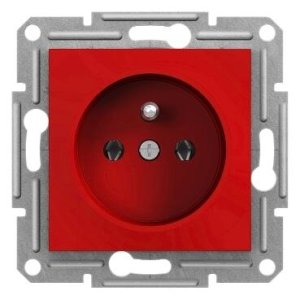 SCHNEİDER ELECTRİC EPH2870442 ASFORA UPS PRİZ KIRMIZI ÇERÇEVESİZ