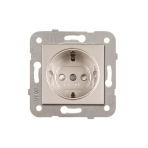 VIKO ARTLINE SATEN TOPRAKLI PRİZ KAPAK
