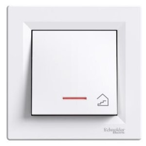 SCHNEIDER ELECTRIC EPH1970121 ASFORA PLUS IŞIKLI LİHT BUTONU "MERDİVEN" İŞARETLİ BEYAZ VİDASIZ ÇERÇEVESİZ
