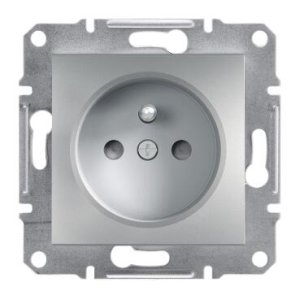 SCHNEİDER ELECTRİC EPH2800261 ASFORA UPS PRİZ ÇOCUK KORUMALI ALÜMİNYUM