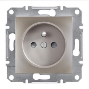 SCHNEİDER ELECTRİC EPH2800269 ASFORA UPS PRİZ ÇOCUK KORUMALI BRONZ