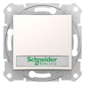 SCHNEIDER ELECTRIC SEDNA IŞIKLI ETİKETLİ ÇAĞIRMA KREM