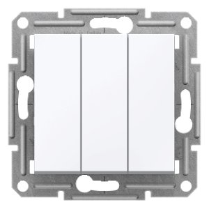 SCHNEIDER ELECTRIC EPH2170121 ASFORA BEYAZ ÜÇLÜ ANAHTAR (ÇERÇEVESİZ)