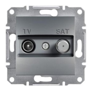 SCHNEİDER ELECTRİC EPH3400162 ASFORA TV SAT PRİZ SONLU 1DB ÇELİK