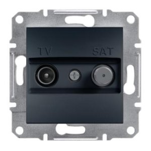 SCHNEİDER ELECTRİC EPH3400371 ASFORA TV SAT PRİZ GECISLI 8DB ANTRASİT