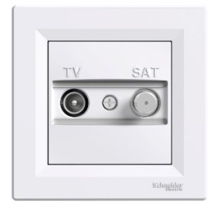 SCHNEIDER ELECTRIC EPH3400121 ASFORA BEYAZ TV-SAT PRİZİ İKİLİ