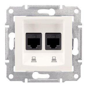 SCHNEIDER ELECTRIC SEDNA RJ45 CAT5E+CAT6 UTP KREM