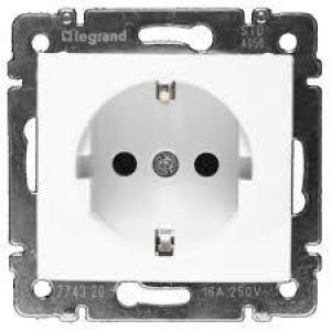 LEGRAND VALENA BEYAZ TOPRAKLI PRİZ