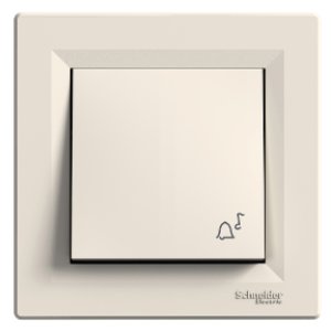 SCHNEIDER ELECTRIC EPH0800123 ASFORA KREM ZİL İŞARETLİ LIGHT ANAHTAR