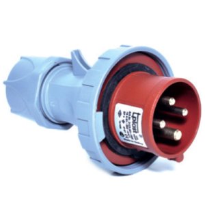 TP ELECTRIC DÜZ FİŞ KİLİTLİ CEE 4X16 AMP IP67