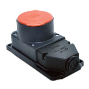 TP ELECTRIC 3X25 KAUÇUK DUVAR PRİZİ