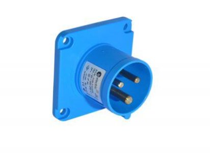 TP ELECTRIC DÜZ MAKİNA FİŞİ 3X16 CEE 70X70 YAYLI KAPAKLI IP44