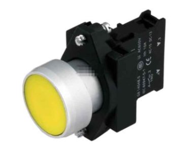 SIEMENS 3SB6160-0AB10-1BA0 KOMPLE YAY DÖNÜŞLÜ BUTON METAL SİYAH 1NO