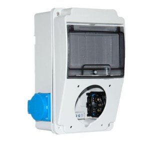 TP ELECTRIC 220X300 CEE MP YUVASI BOŞ ÖN 2+PP 2 YAN PANO PRİZİ