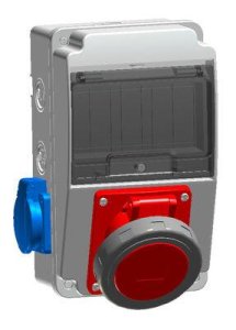 TP ELECTRIC 130X220 4X32A 1ÖN 1X16 2YAN KOMBİNASYON KUTUSU (KİL. KAP.)