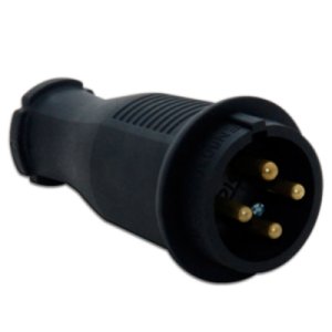 TP ELECTRIC DÜZ FİŞ 3X32 KAUÇUK