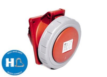 TP ELECTRIC 5X32 EĞİK MAKİNE PRİZİ IP67 HIZLI BAĞLANTI