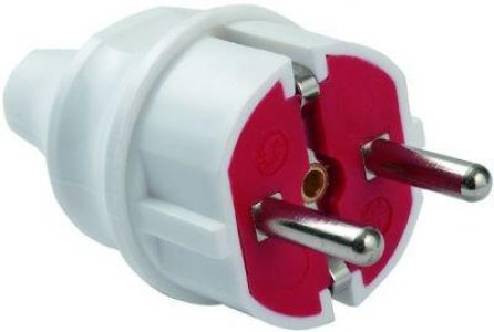 SCHNEIDER ELECTRIC TOPRAKLI BEYAZ DÜZ ERKEK FİŞ 16A