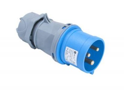 TP ELECTRIC DÜZ FİŞ YAYLI KAPAKLI CEE 3X32