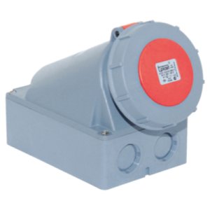 TP ELECTRIC EĞİK DUVAR PRİZİ KİLİTLİ CEE 4X63 AMP