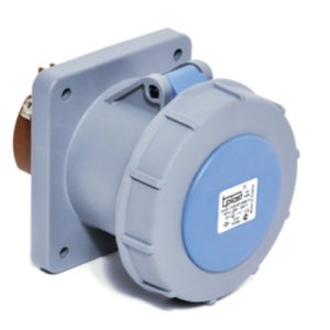 TP ELECTRIC CEE 3X63A KİLİTLİ KAPAKLI IP67 DÜZ MAKİNA PRİZİ