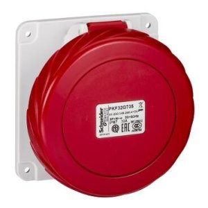 SCHNEIDER ELECTRIC PKF32G735 5X32A TRİFAZE 3P+N+T IP67 VİDALI DÜZ MAKİNE PRİZİ