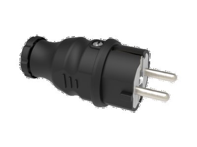 BEMİS DÜZ FİŞ 220V 16A KAUÇUK