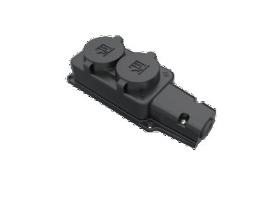 BEMİS KAUÇUK İKİLİ GRUP PRİZ 220V 16A