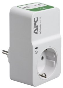 SCHNEIDER ELECTRIC APC TEKLİ AKIM KORUMALI 2 USB'Lİ PRİZ PM1WU2-GR
