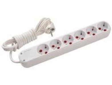 SCHNEIDER ELECTRIC ALTILI 5M KABLOLU GRUP PRİZ