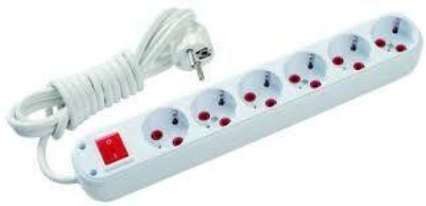 SCHNEIDER ELECTRIC ALTILI 3M KABLOLU ANAHTARLI GRUP PRİZ