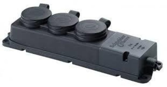 SCHNEIDER ELECTRIC 1X16AMP KAUÇUK ÜÇLÜ GRUP PRİZ IP44