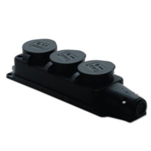 TP ELECTRIC ÜÇLÜ GRUP PRİZ 1X16 KAUÇUK