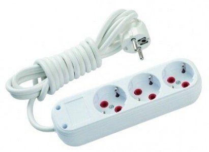 SCHNEIDER ELECTRIC ÜÇLÜ 3 MT KABLOLU GRUP PRİZ