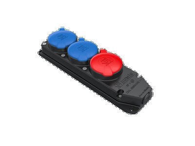 BEMİS ÜÇLÜ GRUP PRİZ 3X25A 380V 3X25A 1 AD 1X16 2 ADET