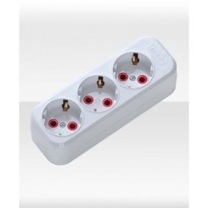 AYKA 7730000 3'lÜ KABLOSUZ TOPRAKLI GRUP PRİZ