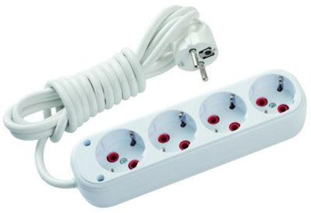 SCHNEIDER ELECTRIC DÖRTLÜ 5 MT KABLOLU GRUP PRİZ