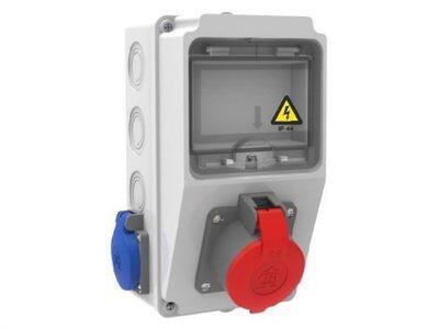 BEMİS YAN KOMBİNASYON 3/16A. 380V. 1 ADET ÖN-1/16A. 220V. 2 ADET