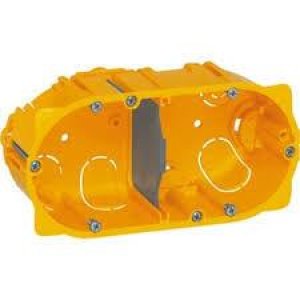 LEGRAND BATIBOX ALÇIPAN İKİLİ BUAT 50MM DERİNLİK