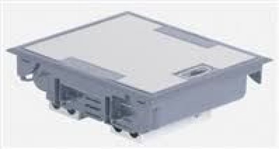 LEGRAND 12 MODÜL PASLANMAZ ÇELİK KAPAKLI YÜKSEKLİĞİ AYARLANABİLİR DÖŞEME ALTI BUAT