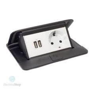 LEGRAND POP-UP 4 MODÜL MAT SİYAH DONATILABİLİR MASA VE DÖŞEME ALTI BUAT