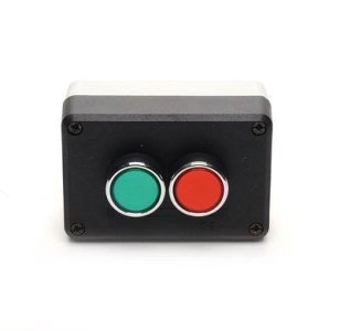 EMAS YUKSEK GRI-SIYAH PL. KUTU IKILI START/STOP KIRMIZI PY2AB