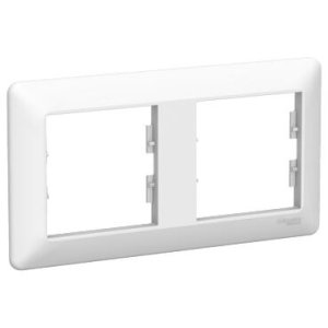 SCHNEIDER ELECTRIC ASFORA EPH5805221 PLUS EM 2Lİ YATAY ÇERÇEVE BEYAZ