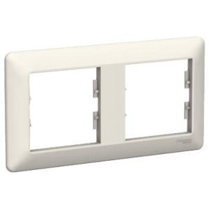 SCHNEIDER ELECTRIC ASFORA EPH5805223 PLUS EM 2Lİ YATAY ÇERÇEVE KREM