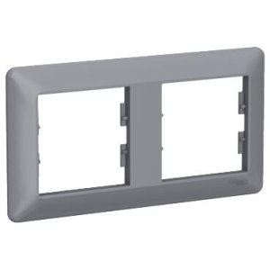 SCHNEIDER ELECTRIC ASFORA EPH5805262 PLUS EM 2' Lİ YATAY ÇERÇEVE ÇELİK