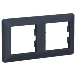 SCHNEIDER ELECTRIC ASFORA EPH5805271 EM İKİLİ YATAY ÇERÇEVE ANTRASİT